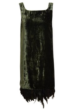 Forest green silk velvet with feather hem knee-length cocktail dress. Biba silk velvet dress is above the knee and combines the Gatsby era with a modern vintage look. It is made from a luxurious British forest green silk velvet fabric and a Persian ostrich feather hem. The dress falls to the knee with elegant feathered trim and has a sleeveless, square neck design with cinched waist detailing. Biba is the perfect knee-length dress for wedding guests. Proudly designed & made in the United Kingdom British Forest, Silk Velvet Dress, Ostrich Feather Trim, Knee Length Cocktail Dress, Silk Velvet Fabric, Feather Trim, Ostrich Feather, Knee Dress, Green Silk