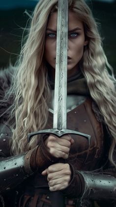 Woman Viking, Viking Warrior Woman, Warrior Concept Art, Greek Women, Warrior 2, Viking Women, Viking Woman, Shield Maiden, Warrior Girl