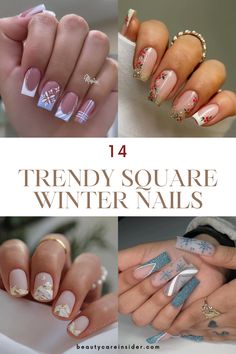 Square Winter Nails