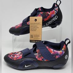 Nike Superrep Cycle 2 Next Nature Spray Paint Dh3395-400 Women's Size 6.5 New Without Box Nike Superrep Go 2, Nike Purple, Shoes Nike, Purple Black, Spray Paint, New Shoes, Purple And Black, New Color, Nike Shoes