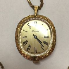 Vintage Mechanical Swiss Pendant Watch In Perfect Vintage Condition, 25’ Chain Included Pendant Watch, Pendant Watches, Accessories Vintage, Vintage Accessories, Pocket Watch, Accessories Watches, Women Accessories, Chain, Pendant