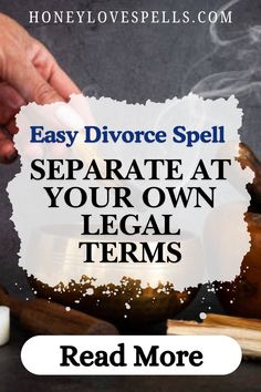 This is a powerful separation spell that helps you to get rigid of that toxic relationship and has powers to influence your partner your tired of to apply for a divorce with you which is your aim and i has ingredients with can help you to acquire the custody of your children if you want it. Separation Spell, Divorce Court, Honey Love, Toxic Relationship, Toxic Relationships, Love Spells, Austria, How To Apply, Bring It On