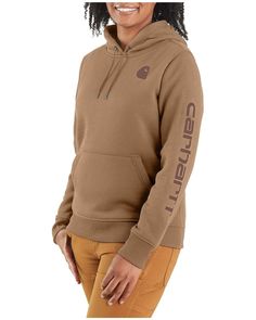 PRICES MAY VARY. Pullover with attached three-piece hood Carhartt signature logo printed on left sleeve with Carhartt 'C' graphic on front Front pouch pocket with hidden media pocket Ribbed cuffs and waistband Womens Carhartt Sweatshirt, Womens Carhartt, Carhartt Sweatshirt, Carhartt Sweatshirts, Carhartt Womens, Carhartt Women, Fashion Hoodies, Knit Cuff, Three Piece