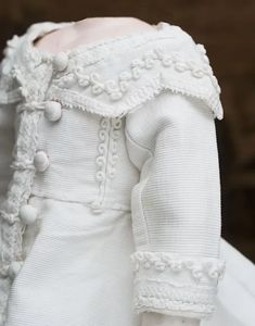 Antique Fashion, Antique Clothing, Doll Costume, Doll Clothing, Fashion Doll, French Fashion, Antique Dolls, Beautiful Things, Doll Dress