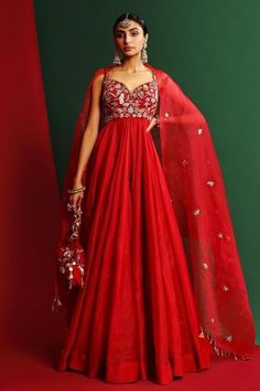 Thank You For Visiting Us And We Assure You Of Best Quality Dresses. Fabric -Crepe Color-Red Yoke- Silver Zardozi Embroidery Dupatta - Organza Dupatta with Small Butti Red Organza Anarkali, Mahima Mahajan Anarkali, Anarkalis For Women, Anarkali Dress Sleeveless, Sleeveless Gown Designs, Sleeveless Anarkali Dress, Organza Anarkali Suits, Traditional Anarkali Dresses, Anarkali Sleeveless