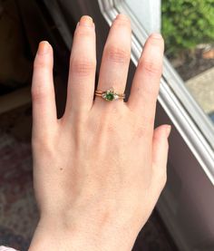 This simple durable band is perfect for wearing by itself or stacking with other rings or bands! The occasions to show off this band are endless - mother's day, graduation, wedding, birthday, date night, Christmas, etc. :) Stackable Green Diamond Ring In 14k Gold, 14k Gold Filled Stackable Wedding Rings, Heirloom Stackable Emerald Ring In Yellow Gold, Heirloom Yellow Gold Stackable Emerald Ring, Classic Green 14k Gold Stackable Rings, Stackable 14k Gold Emerald-cut Birthstone Ring, 14k Gold Emerald Cut Stackable Birthstone Ring, Everyday 14k Gold Gemstone Rings, Stackable 14k Gold Emerald Ring With Round Band