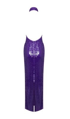 Make a statement with this one-of-a-kind Halter Neck Sequin Midi Dress in Purple! This vibrant purple piece will definitely turn heads thanks to its shimmering sequins that will catch the light as you move. It's a look that's custom-made for a night out or special event - you'll be a knockout!Gentle Dry Clean OnlyColour may vary due to lighting on images. The product images (without model) are closest to the true colour of the product.Item runs true to size chart and is cut to suit our size char Purple Sequin Dress, Evening Dresses Midi, Sequin Halter, Sequin Midi Dress, Romper And Jacket, Vibrant Purple, Denim Mini Dress, Plus Size Shopping, Ruched Dress