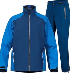 Fit Space Men's Waterproof Golf Rain Suit Performance Rain Jacket & Pants All Sports Suit Sz Xl - Blue Condition: Nwt Us Size: Xl Chest: 46 - 48 Waist: 45 - 48 Waistband(Pants): 41.5 Inseam: 32.5 Features/Accents: Dwr, Waterproof Rank 20,000 Mm/H20/24h Breathable 18,000 G/24h,This High-Performance Men’s Golf Jacket And Pants Allows You To Play In All Weather Conditions While Keeping Comfortable The Entire Time. 4-Way Stretch Fabric, Achieves Greater Flexibility In All Direction And Is Comfortabl Blue Functional Waterproof Windbreaker, Functional Blue Waterproof Windbreaker, Blue Functional Weatherproof Windbreaker, Blue Weatherproof Functional Windbreaker, Blue Weatherproof Sports Outerwear, Sporty Waterproof Blue Outerwear, Sporty Blue Waterproof Outerwear, Blue Sporty Outerwear For Skiing, Blue Sporty Skiing Outerwear