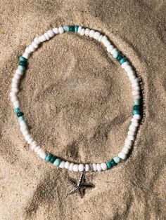 Cute Anklet Ideas, Summer Bracelets Beads Ideas, Seed Beads Necklace Ideas, Hip Jewelry, Cute Anklets, Surf Jewelry, Preppy Bracelets