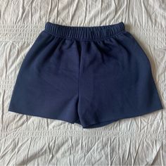 New, Never Worn, And Will Come In Original Packaging! Navy Blue High Waisted Sweat Shorts From Shein Size Medium! I Have A Matching Sweatshirt On My Page That I Will Discount Together :) Navy Shorts For Loungewear, Navy Loungewear Shorts, Navy Short Bottoms With Elastic Waistband, Navy Shorts With Elastic Waistband For Spring, Blue Shorts With Elastic Waistband For Day Out, Navy Stretch Shorts With Elastic Waistband, Navy Short Bottoms For Loungewear, Navy Lounge Shorts, Sporty Blue Bottoms For Day Out