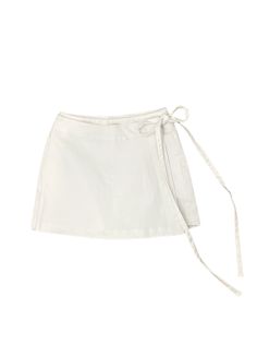 Update your spring wardrobe with the Abbey Skort. Made from a white denim material, this skort features a stylish side tie for added flair. Comfortable, versatile, and perfect for any occasion, the Abbey Skort is a must-have for spring and summer! Stay on-trend and effortlessly chic with this must-have piece. Available in G2 sizing! Chic Summer Bottoms With Drawstring Tie, Chic Summer Skort With Tie Waist, Summer Short Skort With Drawstring, Cotton Skort For Spring And Summer, Spring Drawstring Skort, Summer Tie Waist Short Skort, White Drawstring Bottoms For Spring, Spring Mini Skort With Tie Waist, Chic Cotton Skort For Spring