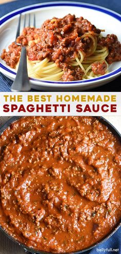 the best homemade spaghetti sauce recipe