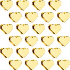 PRICES MAY VARY. Size details: the heart beads is 7 x 6 mm/ 0.3 x 0.2 inch, hole size: 2 mm/ 0.01 inch, thickness: 3.5 mm/ 0.13 inch, reasonable size make them compatible with European style bracelets, necklaces; Small products, please keep them away from small kids Lightweight and durable: these small hole spacer beads are made of hollow metal, they are durable and lightweight, won't bring you much burden when you wearing as jewelry; And it is practical with quality material, not easy to break, Small Products, Thanksgiving Jewelry, Earring Accessories, Small Kids, Mothers Necklace, Accessories Handmade, Handmade Charms, Latest Jewellery, Heart Beads