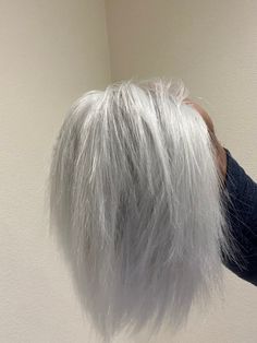 #color_silver-grey Grey Hair Topper, Fake Hair Buns, Grey Hair Extensions, Grey Hair Pieces, Bun Hair Piece, Silver Hair Color, Silver Grey Hair, Natural Gray Hair, Fake Hair