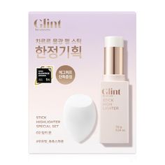 PRICES MAY VARY. GLINT STICK HIGHLIGHTER SPECIAL SET - Achieve a natural, dewy glow with our 3-layer moisture-infused balm formula. Choose between Milky Moon that shines like a passing galaxy with a gleamy pink undertone, or Dewy Moon with moonlight-like fine pearl particles that naturally brightens your complexion with an apricot undertone. Each set comes with a Glint Stick Highlighter (7g/0.25oz) and an egg-shaped makeup sponge. PERFECT APPLICATION - The included egg-shaped makeup sponge ensur Highlighter Application, Korean Makeup Products, Korean Makeup Brands, 20th Bday, Moon Set, Stick Highlighter, Cream Highlighter, Too Faced Bronzer, Moon Setting