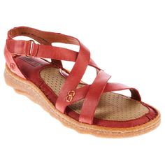 Born® Trinidad Sport Sandal - 21882582 | HSN Casual Adjustable Sandals For Everyday, Summer Leather Sport Sandals, Leather Sport Sandals For Everyday Summer Use, Casual Sport Sandals With Adjustable Double Straps, Adjustable Strap Sandals For Everyday Use, Casual Strapped Leather Sandals, Summer Leather Sport Sandals For Walking, Leather Strappy Sport Sandals For Beach, Leather Sandals With Removable Insole For Walking