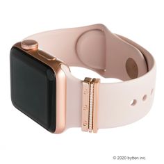 rosiest gold mini glam stack on rose gold Apple Watch with pink blush bytten band Adjustable Rose Gold Apple Watch Band For Everyday, Modern Adjustable Rose Gold Watch Bands, Adjustable Modern Rose Gold Watch Bands, Apple Watch Bands Sports, Fitbit Bands, Infinity Band, Apple Watch Sport, Loop Bands, Apple Watch Accessories