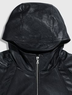 Editor's NotesThis is a leather jacket 86d that is made out of 100% authentic sheepskin leather. It can be styled with various items for a trendy and casual look.- Hoodie with guard- Raglan sleeves- Piping detailsMeasurements (in.)S / M / L- Shoulder + Sleeve Length: 31.69 in. / 32.09 in. / 32.48 in.- Chest: 26.77 in. / 27.56 in. / 28.35 in.- Length: 27.56 in. / 27.95 in. / 28.35 in.Composition & Care- Shell: Sheepskin 100%, Lining: Polyester 52% Viscose Rayon 48%- Refer to care labelDesigne Urban Leather Jacket For Fall, Fitted Leather Outerwear With Double-lined Hood, Leather Outerwear With Double-lined Hood, Fitted Leather Biker Jacket With Detachable Hood, Fitted Leather Hooded Jacket For Fall, Fitted Leather Hooded Jacket With Double-lined Hood, Leather Jacket With Detachable Hood For Fall, Fall Leather Jacket With Detachable Hood, Urban Leather Outerwear For Fall