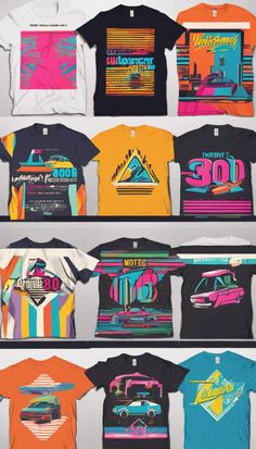 Vintage retro t-shirt design bundle pack - DIY - Customized - Throwback - Design Comp - 80s - 90s Retro Multicolor Screen Print T-shirt, Retro Printed Tops For Music Festivals, 90s Inspired Graphic Print T-shirt For Fans, White Retro Print T-shirt For Streetwear, Retro Graphic Tops For Music Festivals, Vintage Graphic Design T-shirt For Music Festivals, 90s Inspired T-shirt With Graphic Print For Fans, 90s Graphic Design Tops For Music Festivals, Retro Graphic Print Top For Music Festivals