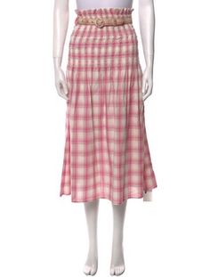 Nicholas SkirtPinkPlaid PrintElasticized WaistFit:Skirts by Nicholas typically fit true to size. Vintage Holiday Dress, Midi Length Skirts, Designer Gifts, Coat Pant, Holiday Dresses, Handbags On Sale, Midi Length, Sneakers For Sale, Vintage Tags