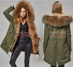 Women's Fluffy Large Real Raccoon Fur Coat Hooded Jacket Winter Warm Long Parka | eBay Outdoor Fall Fur Coat With Faux Fur Lining, Hooded Fall Parka With Faux Fur Trim, Fall Hooded Parka With Faux Fur Trim, Fall Outdoor Fur Coat With Faux Fur Lining, Hooded Parka With Faux Fur Trim For Fall, Hooded Parka With Faux Fur Lining For Fall, Hooded Fur Coat With Faux Fur Lining For Outdoor, Outdoor Hooded Fur Coat With Faux Fur Trim, Hooded Fur Coat With Faux Fur Trim For Outdoor