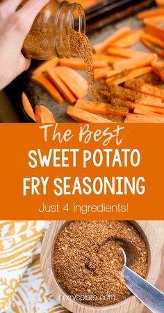 the best sweet potato fry seasoning just 4 ingredients and it's easy to make