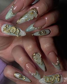 Extreme Nails, Dragon Nails, Milky Nails, Unique Acrylic Nails, Bling Acrylic Nails, Pink Acrylic Nails, Fire Nails, Dream Nails, Funky Nails