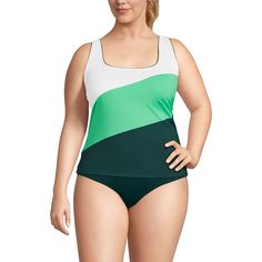 A chlorine-resistant design and UPF 50 sun protection makes this women's Lands' End squareneck tankini top a lasting choice for your swimwear wardrobe. Kohl's Lands' End Women's Swim Size ChartFinding the perfect fit and size for women's clothing requires basic measurements of your chest, waist, hips and inseam. Use this guide to learn more about sizing and everything Kohl's has to offer in women's fashion. A chlorine-resistant design and UPF 50 sun protection makes this women's Lands' End squar Shell Bra, Tankini Swimsuit Top, Tankini Swimsuits, Upf 50, Tankini Top, Swimsuit Tops, Lands End, Tankini, Womens Swim