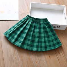 COLOR Green, Yellow MATERIAL Cotton + Polyester SEASON Summer SIZE (AGE) 90 (12-24M), 100 (2-3Y), 110 (3-5Y), 120 (5-7Y), 130 (7-8Y), 140 (8-10Y) GENDER Baby Girl, Girl PATTERN Plaid (Checked, Tartan, Gingham) Preppy Skirt, Summer Hot, Girl Pattern, Ethiopia, Green Yellow, Season Summer, Gingham, Tartan, Plaid