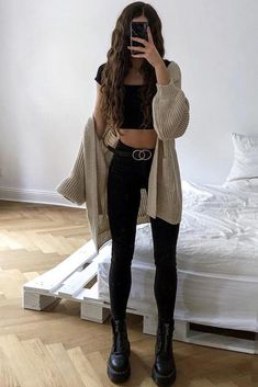 Super Cute Outfits, Pajamas Summer, Fall College Outfits, Outfits For School, Women Pajamas, Legging Outfits, Cute Outfits For School, Trendy Fall Outfits, Cute Fall Outfits