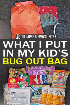 For this article, I'm going to share what I put in my 8-year-old son's bug out bag. Putting his bag together was quite a challenge. I didn't want it to be too heavy. He only weighs 90 pounds, and since experts recommended having a bug out bag that's no more than 15% of one's bodyweight, that limited me to about 13.5 pounds. Bug Out Bag List Family, Bugout Bag List For Family, Go Bag List Emergency Kits, Bug In Prepping, Go Bag Emergency, Go Bag List, Bug Out Bag List, Mre Food, Prepping 101