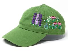 Material: 100% cotton Size: one size fits most with adjustable back strap Embroidery: hand embroidered with acrylic thread Care: hand wash preferred Shipping: free USPS first class, upgradable priority mail Return: 30 days return policy, no return on customized hats I am also open for customization, please message me your request! Green Embroidered Baseball Cap For Spring, Spring Embroidered Green Baseball Cap, Cotton Brimmed Baseball Cap For Spring, Green Cotton Baseball Cap For Spring, Spring Cotton Brimmed Baseball Cap, Spring Green Cotton Baseball Cap, Green Spring Brimmed Baseball Cap, Brimmed Hats With Embroidered Logo For Spring, Green Embroidered Adjustable Dad Hat