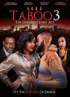 the poster for the upcoming film, taboo 3