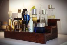 Cologne Display, Unique Husband Gifts, Wine Bottle Shelf, Bottle Organizer, Cologne Collection, Cologne Bottles, Perfume Storage, Cologne Bottle, Perfume Display