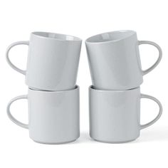 PRICES MAY VARY. 【COFFEE MUG SET OF 4】These coffee mugs hold up to 14oz of your favorite beverage, Suitable for coffee, coca, tea, milk, chocolate with something added or whatever you would like in a mug. 【HIGH QUALITY】Famiware coffee cups uses high-quality stoneware, lead-free, safe materials, and is a healthy choice for family use. Compared with plastic and glass, stoneware cups are moderate in weight, healthy in material, and durable, bringing you and your family a healthier life. 【DISHWASHER Big Coffee Mugs Target, Target Coffee Mug, Neutral Coffee Mugs, Nude Coffee Mugs, Plain White Mug Coffee Cups, Tea Milk, Coffee Mug Set, Healthy Choice, Kitchen Jewelry