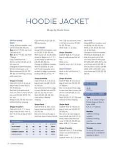 the page is full of information about hoodie jacket