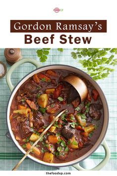 Gordon Ramsay’s Beef Stew Gordon Ramsay Beef Stew, Beef And Ale Stew, The Best Beef Stew, Best Beef Stew Recipe, Best Beef Stew, Hp Sauce