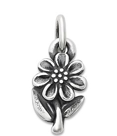 From James Avery, this charm features:Sterling silver approx. .5" longMade in the USA. James Avery Charm, James Avery Charm Bracelet, James Avery Bracelet, Pandora Bracelet Charms Ideas, James Avery Charms, Silver Jewlery, James Avery Jewelry, Daisy Charm, Gift Inspo