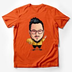 Funny Cartoon Character T-Shirt, Quirky Hand Drawn Style Tee, Unique Illustration Shirt, Casual Streetwear Male T-Shirt Custom graphic T-Shirt.Customize your color Funny Adult Shirts, Funny Cartoon Characters, Unique Illustration, Streetwear Male, Typography Shirts, Casual Summer Shirts, Friends Shirt, Art Shirts, Pride Shirts