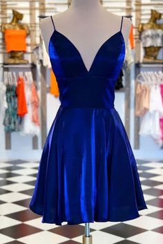 Royal Blue Prom Short, Royal Blue Prom Dress Short, Blue Prom Dresses Short, Simple Prom Dress Short, Royal Blue Homecoming Dress, Homecoming Dresses Under 100, Prom Dresses Short Blue, Royal Blue Homecoming Dresses, School Event Dress