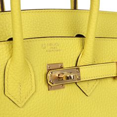 This Special Order Birkin is in Lime Clemence leather with rose gold hardware and has tonal stitching, front flap, two straps with center toggle closure, clochette with lock and two keys, and double rolled handles.The interior is lined with Gold chevre and has one zip pocket with an Hermes engraved zipper pull and an open pocket on the opposite side.Collection: BOrigin: FranceCondition: New and never worn (plastic on hardware)Accompanied by: Hermes box, Hermes dustbag, clochette, lock, two keys, Hermes Special Order, Hermes Birkin 25, Hermes Box, Togo Leather, Birkin 25, Rose Gold Hardware, Hermes Bags, Hermes Birkin, Gold Hardware