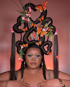 Hair Expo, Beauty Content Creator, High Fashion Hair, Avant Garde Hair, Beauty Content, Brow Pen, Editorial Hair, Fantasy Hair, Orange You Glad