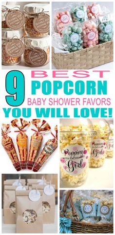 the best popcorn baby shower favors you will love