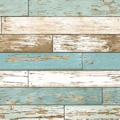 an old wood wallpaper pattern with different colors and textures, including blue, brown, white