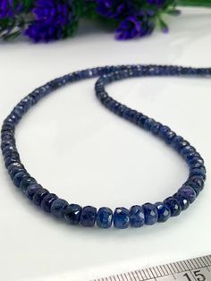 Hi THIS IS WAQAR HASSAN FROM BANGKOK THAILAND I HAVE WHOLESALE AND RETAIL SHOP IN BANGKOK THAILAND BY THE NAME OF LAPIS LAZULI CO.,LTD WHATSAPP +66922260602 FB : LAPISLAZULIHASSAN Natural blue sapphire necklace for ladies Safire jewelry Royal blue Sapphire Size. 6-7 mm Color Royal blue Detail This is 100% natural Royal blue Necklace for men and women can you for making jewelry 100% natural Sapphire This is very beautiful quality of natural blue sapphire that is very rare hundred percent natural Blue Faceted Beads Gemstones For Gifts, Blue Faceted Bead Gemstones For Gifts, Blue Tanzanite Gemstone Beads Necklace, Blue Rondelle Gemstone Beads, Faceted Sapphire Round Bead Necklaces, Faceted Sapphire Briolette Necklace, Faceted Briolette Sapphire Necklace, Sapphire Necklaces With Faceted Round Beads, Sapphire Faceted Beaded Necklace For Gift