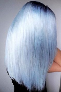 Trendy Hair Colors For Winter 2019-2020 ★ Lilac Shag Hair, Icy Blue Blonde Hair, Cool Hair Colour Ideas, Pretty Hair Color Ideas For Blondes, Silver And Blonde Hair, White Hair With Highlights, Light Gray Hair Color, Blonde Hair Purple Roots