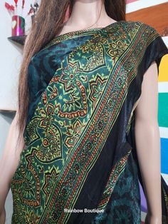 Please click the below link to see all ranges of Modal Silk Sarees. https://www.etsy.com/your/shops/me/tools/listings/section:48833136,order:ascending,stats:true This modal silk saree speaks a thousand words. No reason to leave this one behind. It is indeed difficult to find such a unique design. The modal silk saree fabric is buttery smooth and drapes well on the body. The shine and luster of the fabric is eye-catching and make you stand out in the crowd. This Saree creates a bold statement wit Modal Silk Sarees, Block Printed Saree, Block Print Saree, Printed Saree, Saree Fabric, Saree With Blouse, Printed Sarees, Blouse Piece, Silk Saree