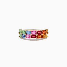 Effy Watercolors 14K Yellow Gold Multi Sapphire Ring Multi Sapphire, Effy Jewelry, Gold Yellow, Sapphire Ring, Sapphire, Yellow Gold, Ring, Yellow, Gold