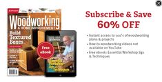 the woodworking and home improvement magazine is on sale