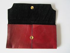 Burgundy red Real Leather Vintage Purse, Clutch. Genuine Leather Vintage Handbag. A nice and stylish and timeless, elegant reddish brown genuine Leather Vintage Purse, Clutch, Handbag. Good Vintage condition. The clasp works fine. Some light starches from use. You can use leather care products to care for your vintage purse. The bag has black velvet lining. There is one main compartment. Size-30 cm x 16 cm 12 inches x 6.3 inches Thank you so much for looking ! More nice vintage bags here- https: Red Rectangular Clutch With Interior Card Slots, Rectangular Red Clutch With Interior Card Slots, Elegant Red Travel Pouch, Red Rectangular Formal Pouch, Red Evening Bag With Interior Card Slots, Red Evening Bags With Interior Card Slots, Red Clutch Pouch For Formal Occasions, Red Clutch Wallet For Formal Occasions, Red Formal Clutch Pouch